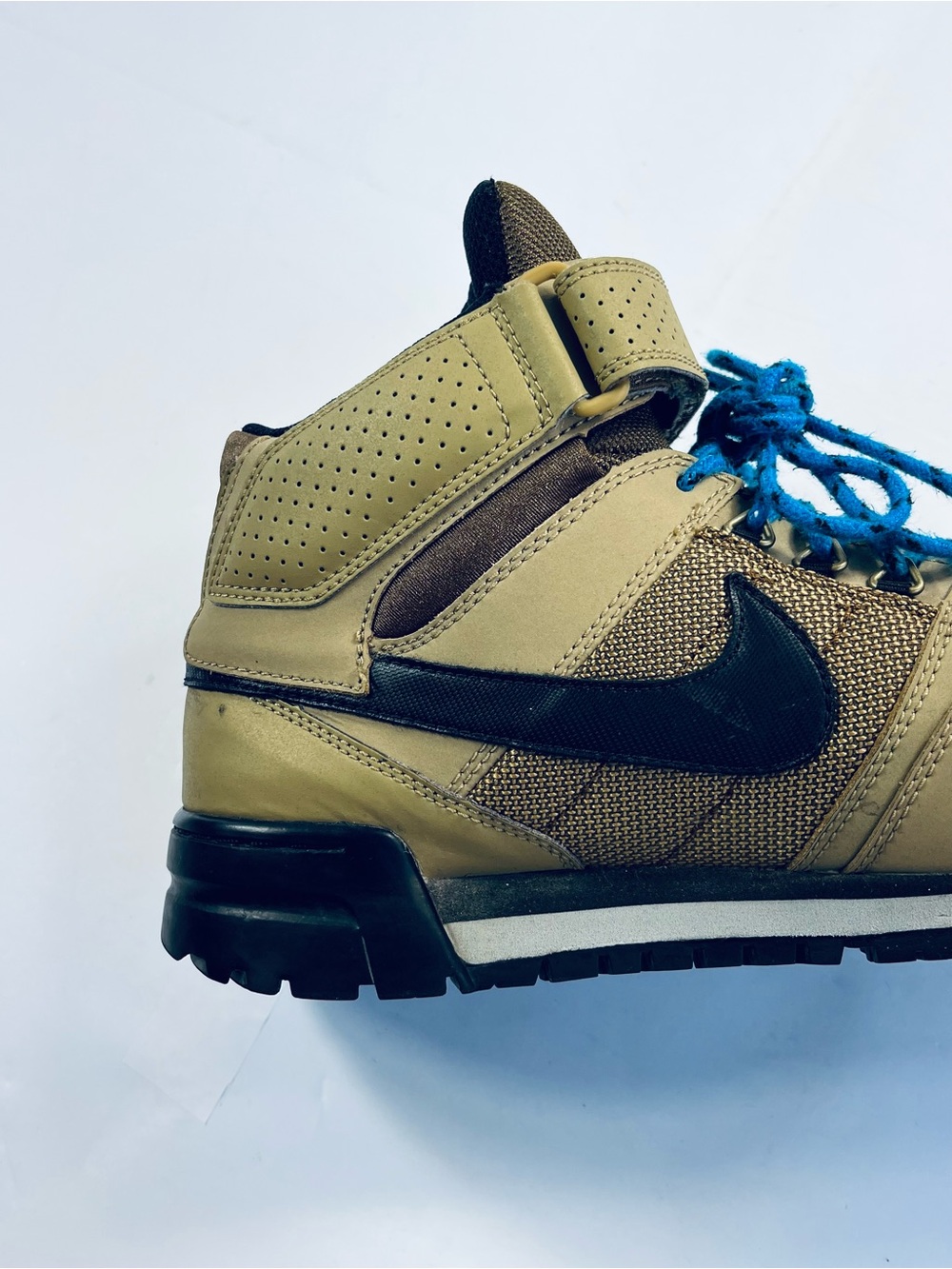 Nike Men’s Olive Green High-Top Trail Sneakers #535836-202 Men’s:10 - Picture 12 of 15